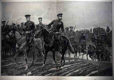 Russian Troops on the March by Richard Caton II Woodville